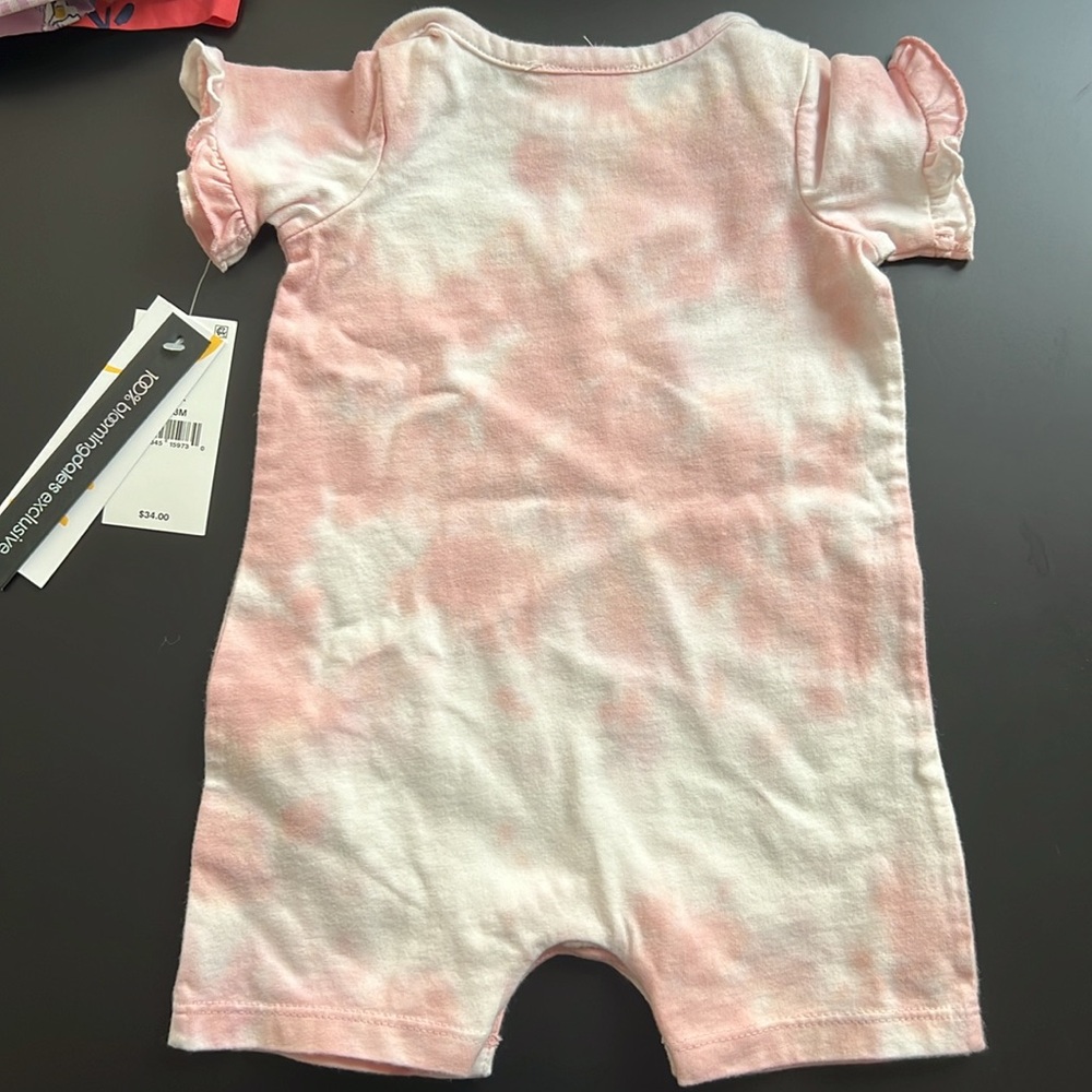 Lot of 100% cotton summer baby girl clothes. Size 3month and 0-3 months. - Picture 9 of 9